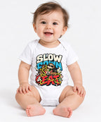 Slow Down and Eat - White