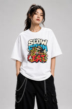Slow Down and Eat - White