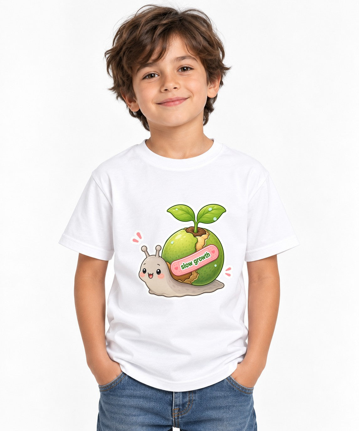 Slow Growth Snail - White