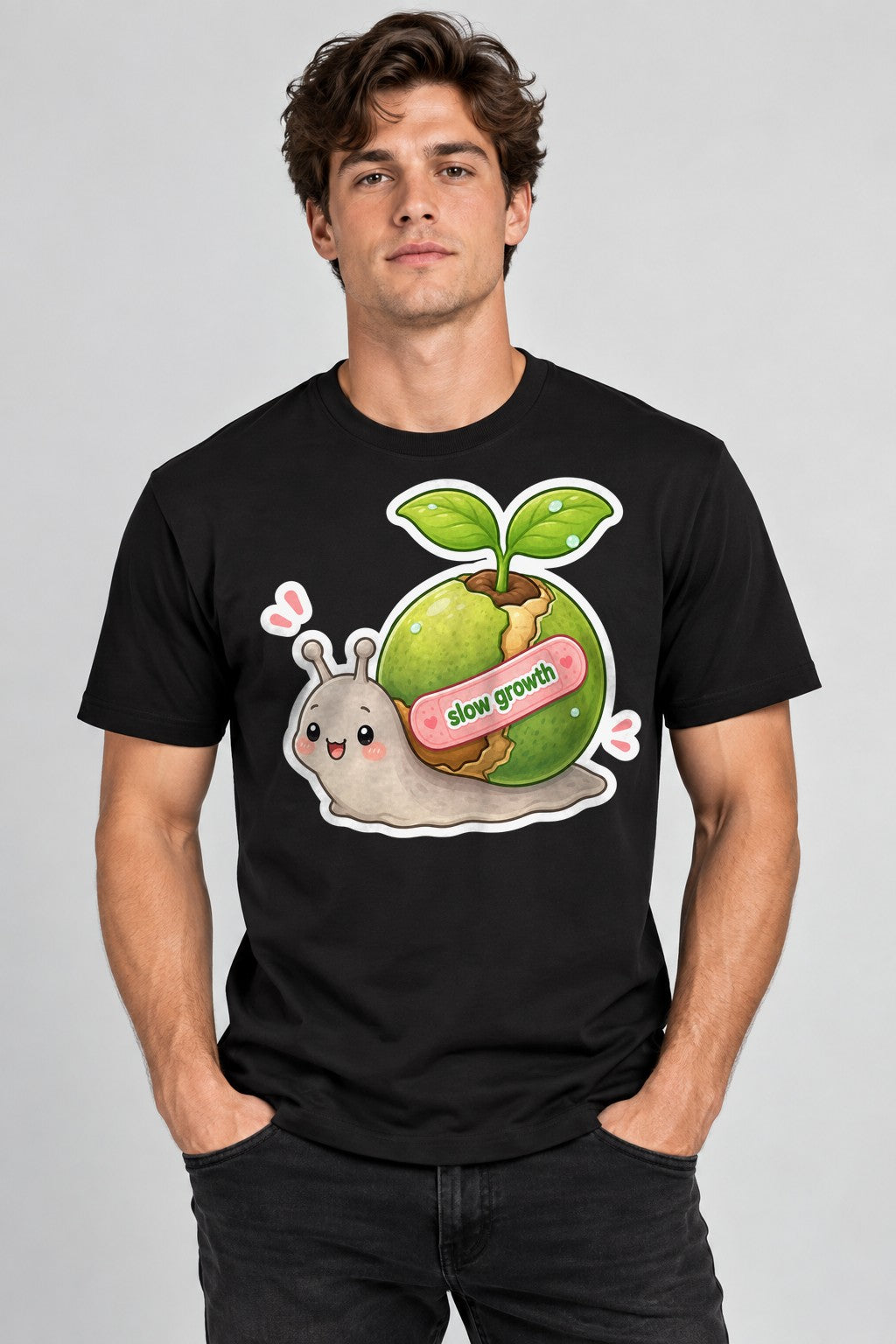 Slow Growth Snail - Black