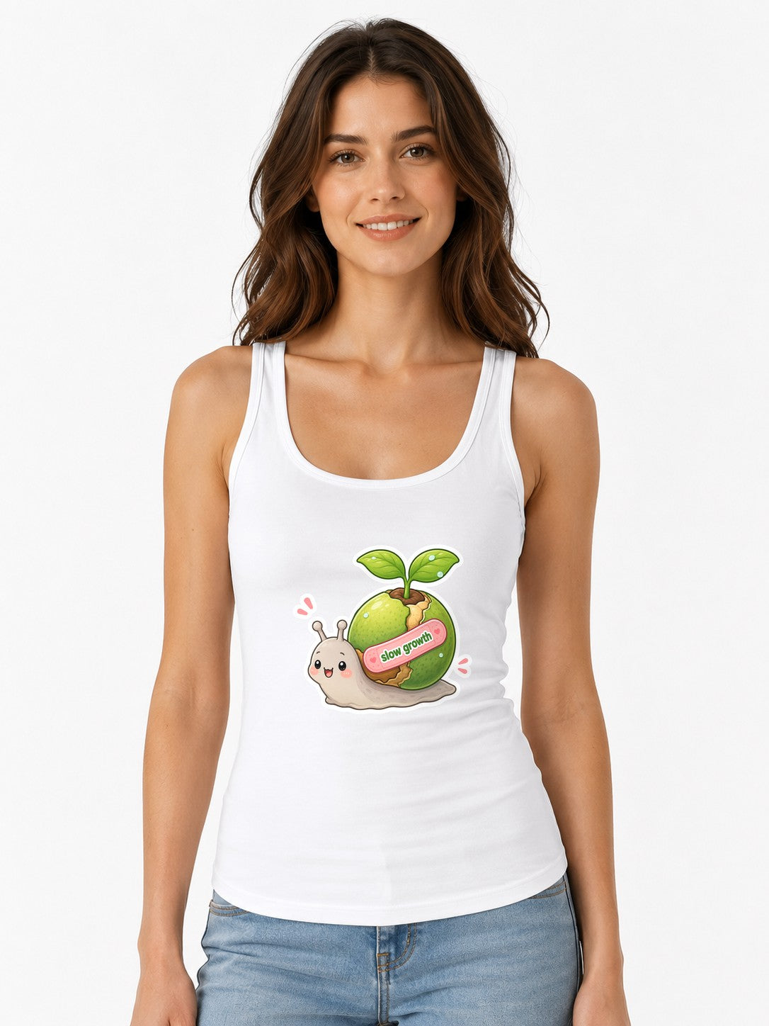 Slow Growth Snail - White