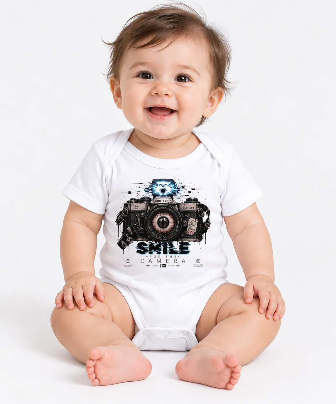 Smile For The Camera - White