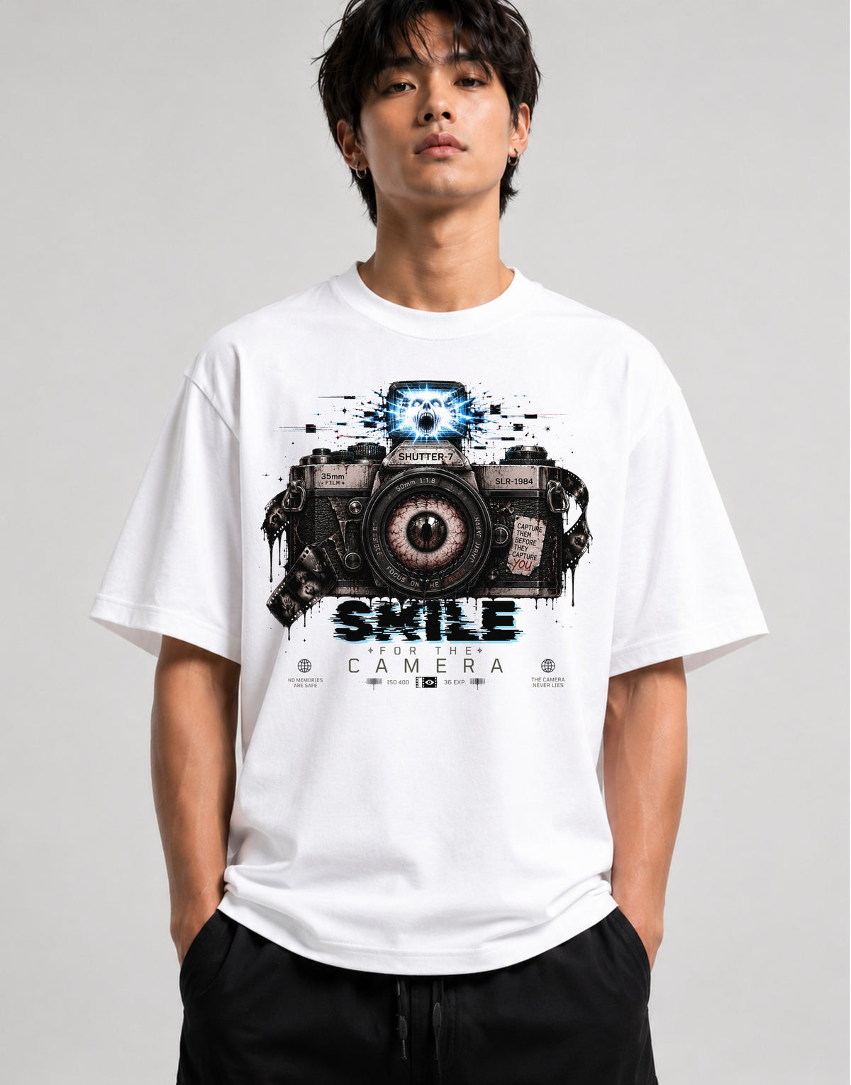 Smile For The Camera - White