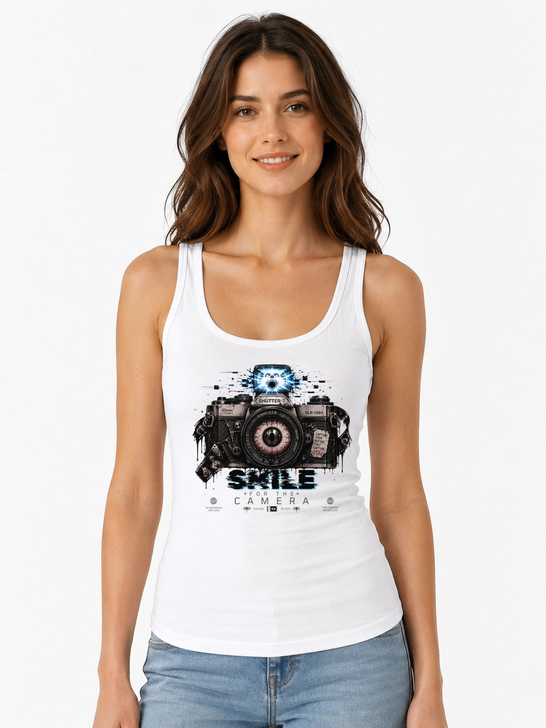 Smile For The Camera - White