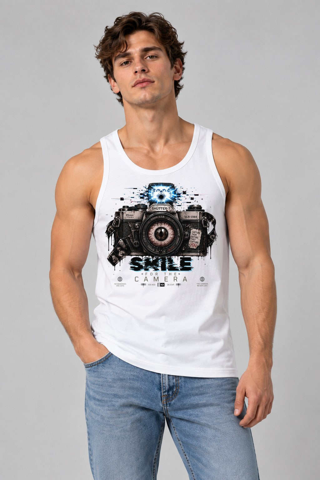 Smile For The Camera - White