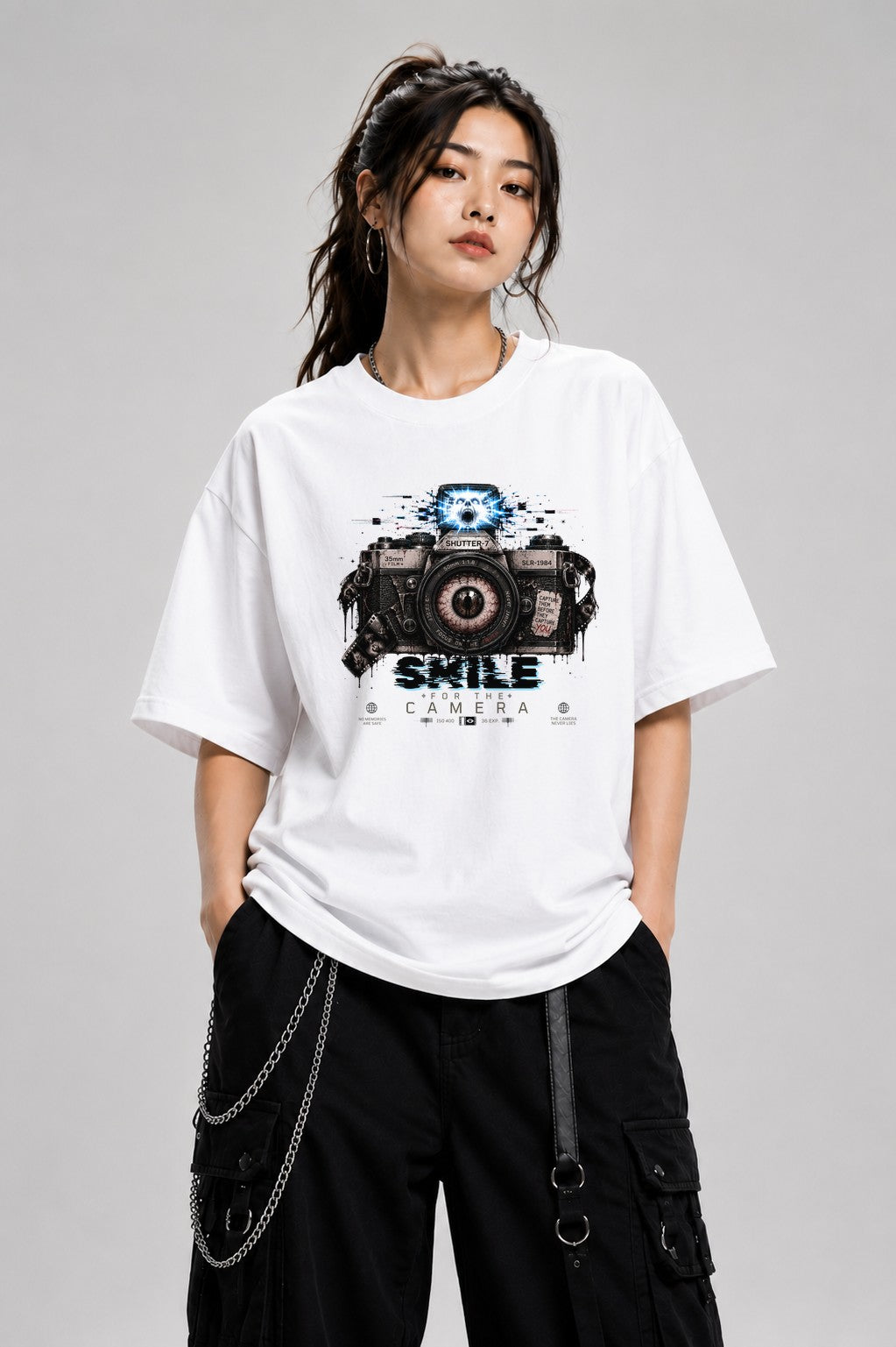 Smile For The Camera - White