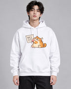 Snacking Cat - White