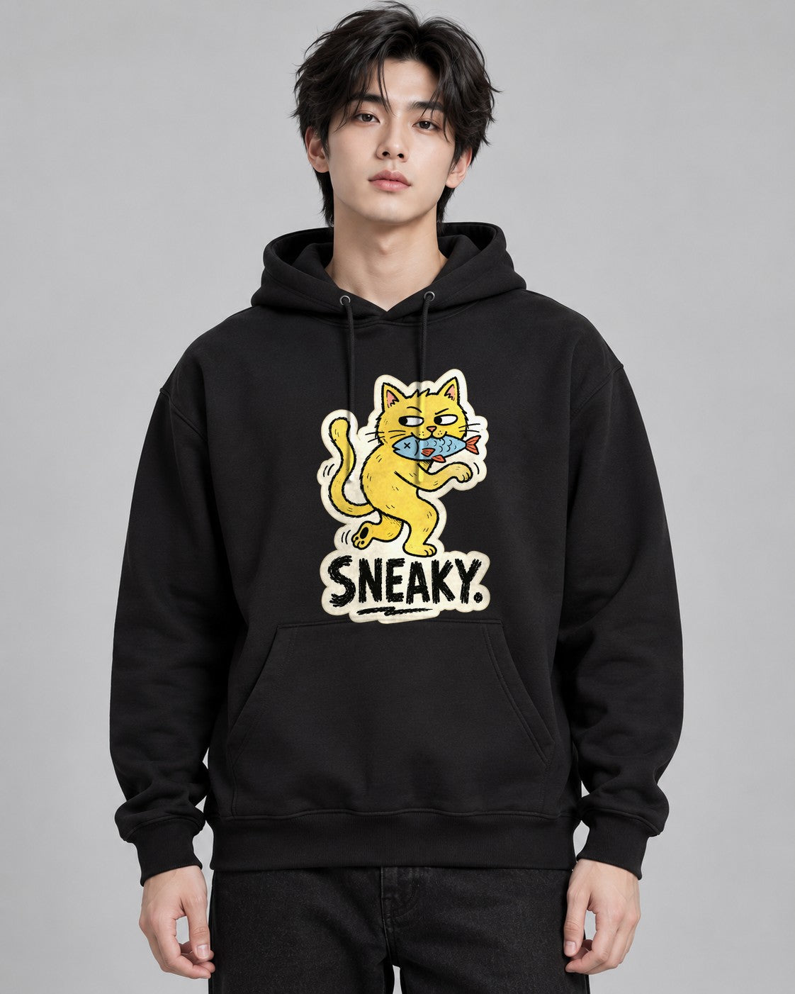 Sneaky Cat - Black