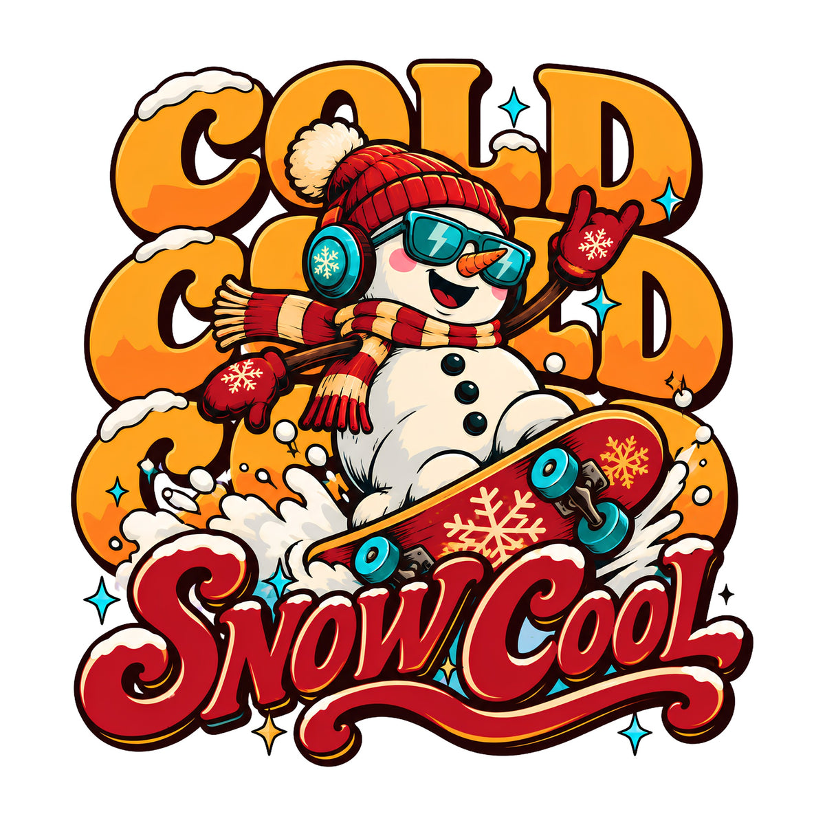 Snow Cool Snowman