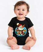 Snowman Fishbowl Christmas - Black