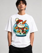 Snowman Fishbowl Christmas - White
