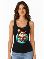 Snowman Fishbowl Christmas - Black