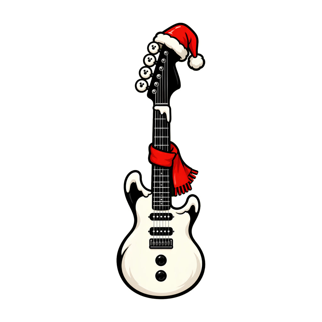 Snowman Guitar Christmas