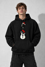 Snowman Guitar Christmas - Black