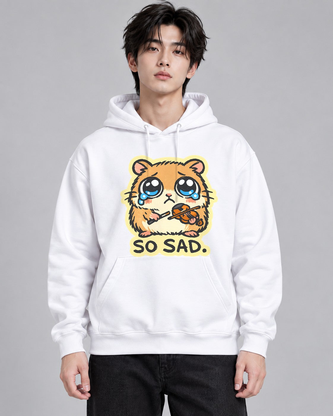 So Sad Hamster - White