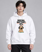 Social Battery Zero Pug - White