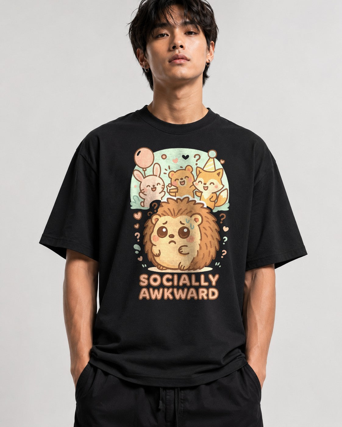 Socially Awkward - Black