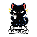 Socially Exhausted Cat
