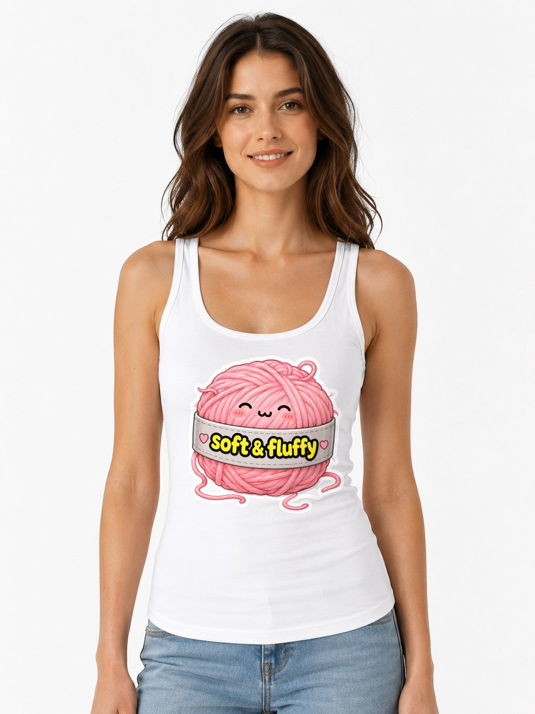 Soft and Fluffy Yarn - White