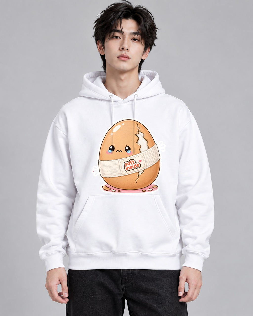 Soft Inside Egg - White