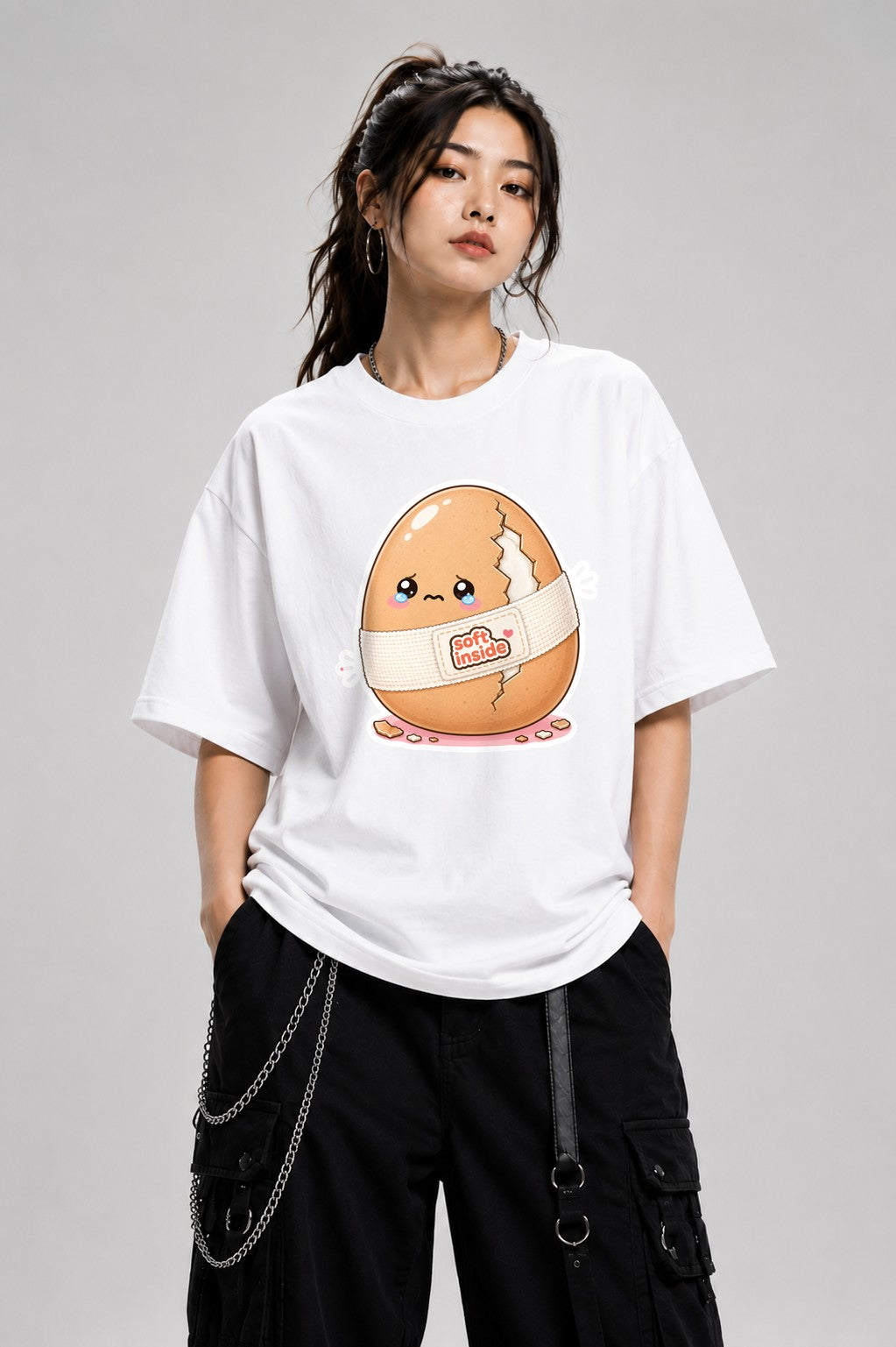 Soft Inside Egg - White