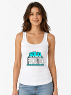 Solid Foundation Bold Typography Streetwear Graphic Tee - White
