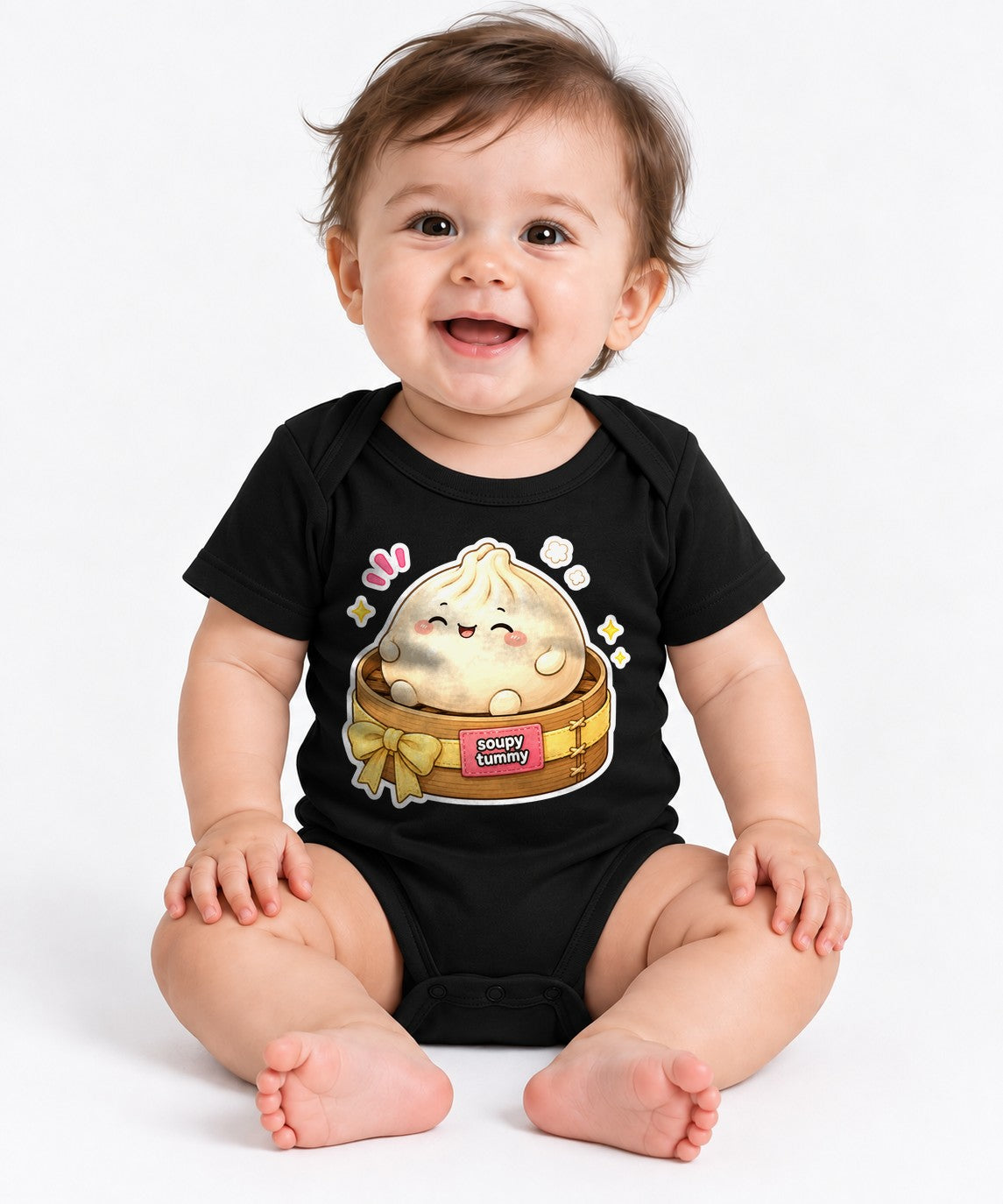 Soupy Tummy Dumpling - Black