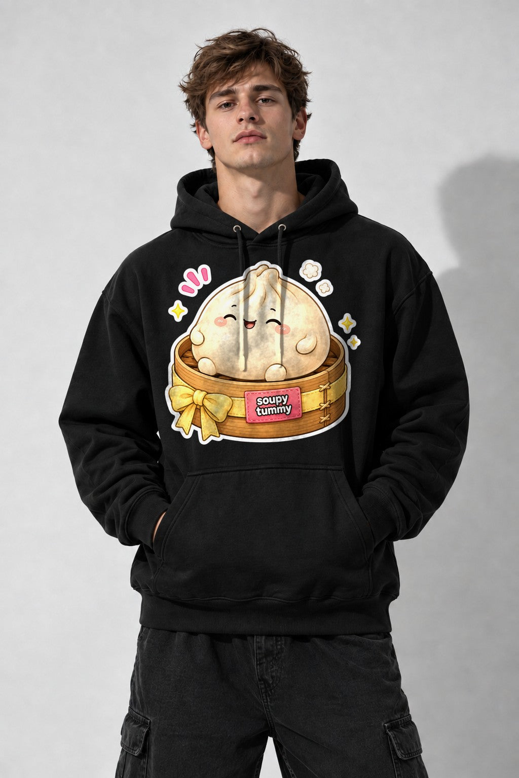 Soupy Tummy Dumpling - Black