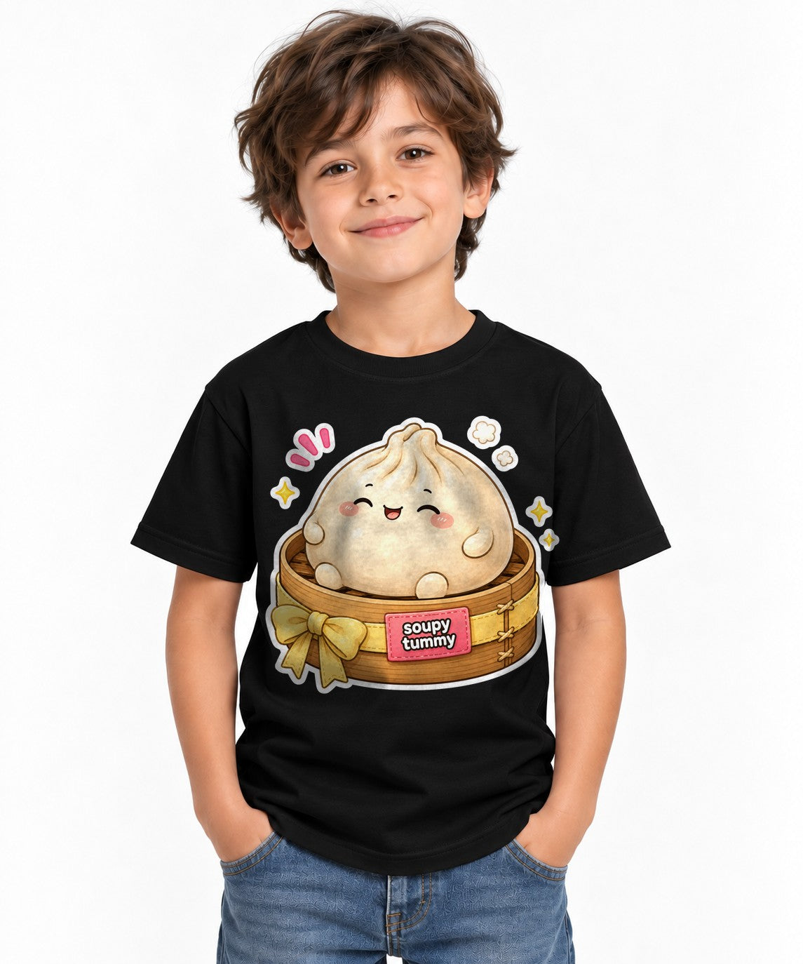 Soupy Tummy Dumpling - Black