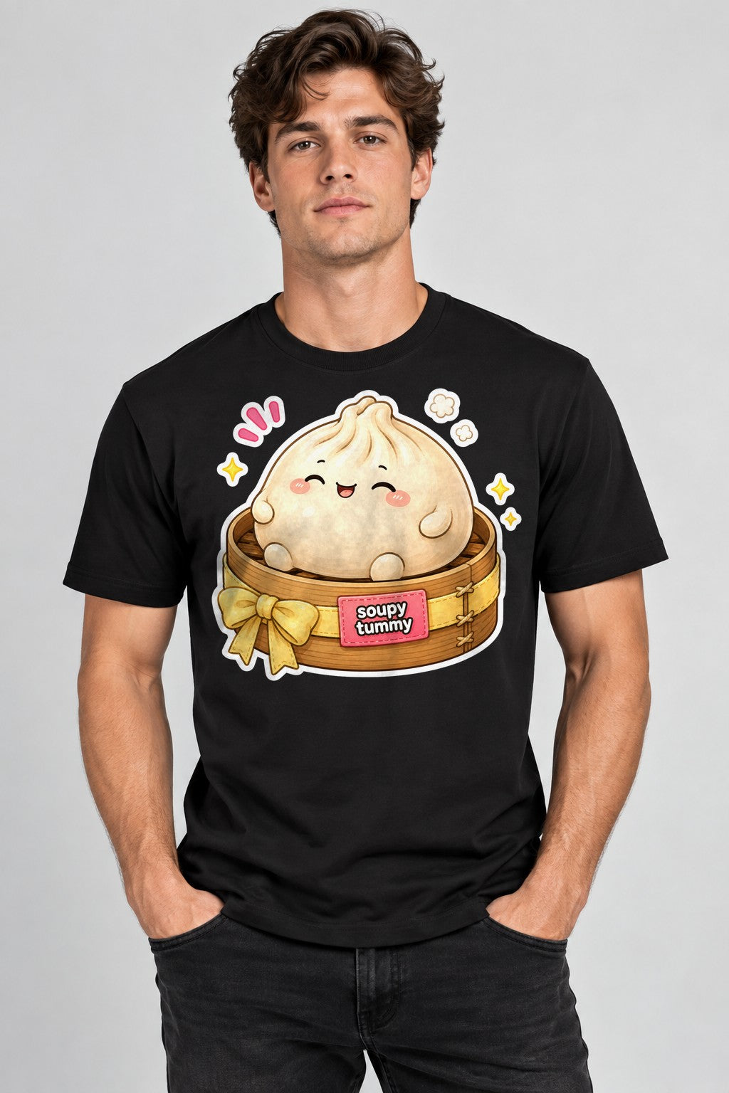 Soupy Tummy Dumpling - Black