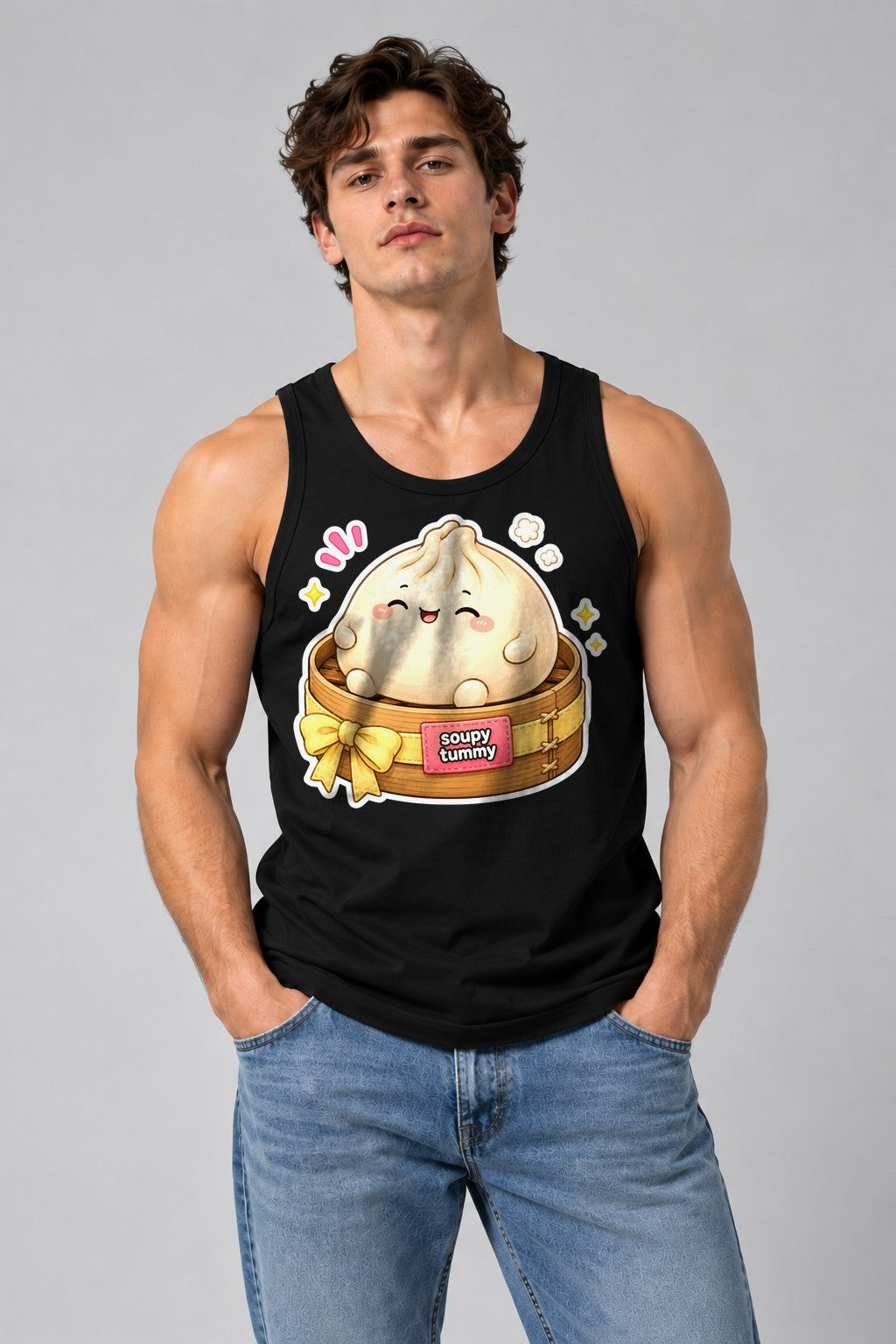 Soupy Tummy Dumpling - Black