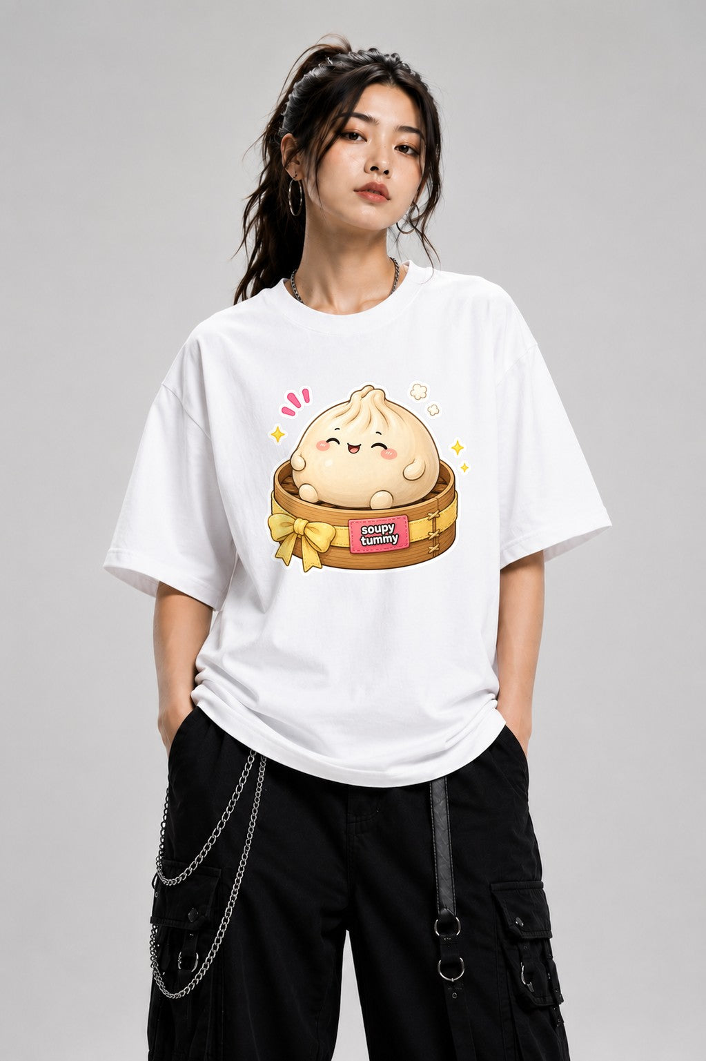 Soupy Tummy Dumpling - White