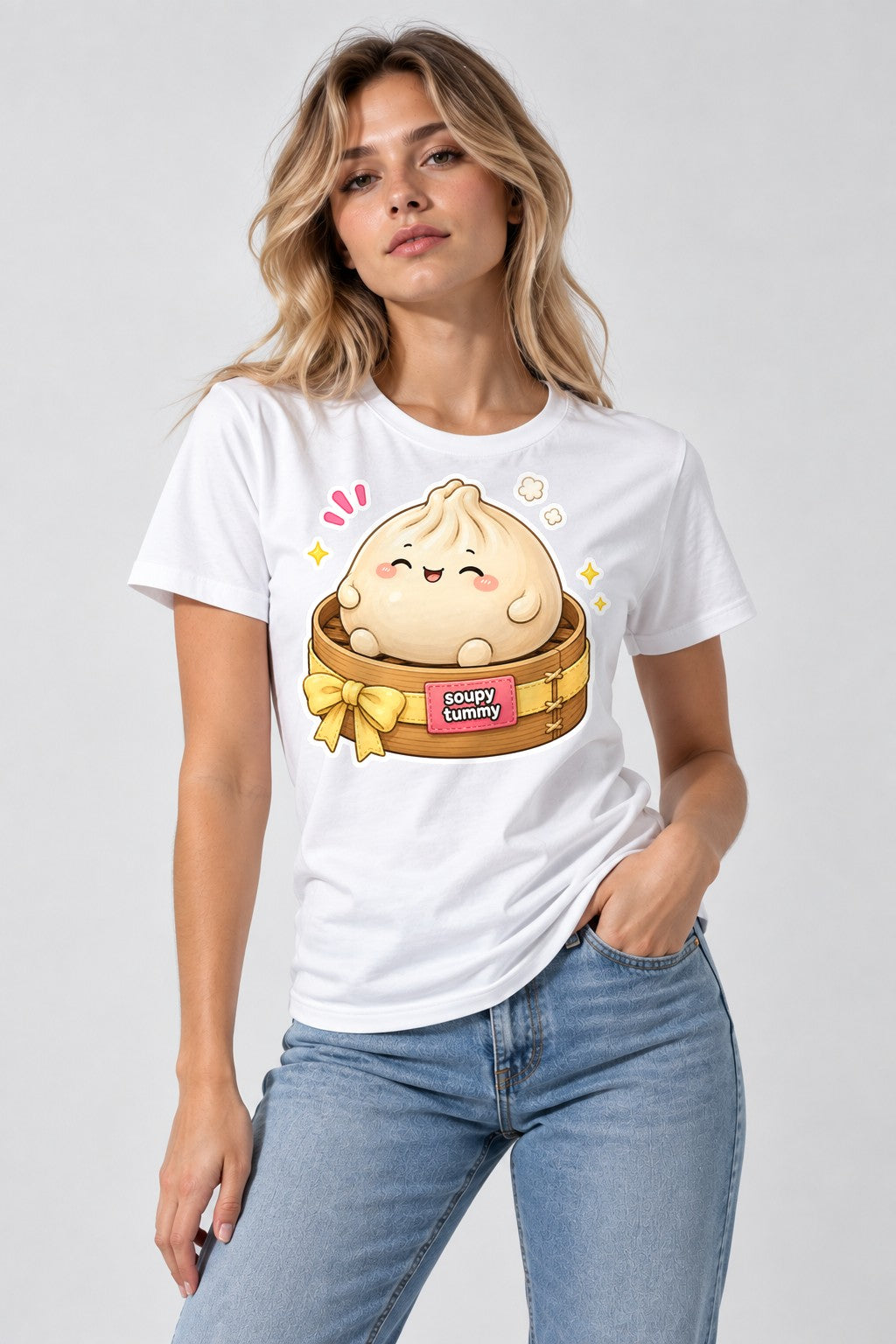 Soupy Tummy Dumpling - White