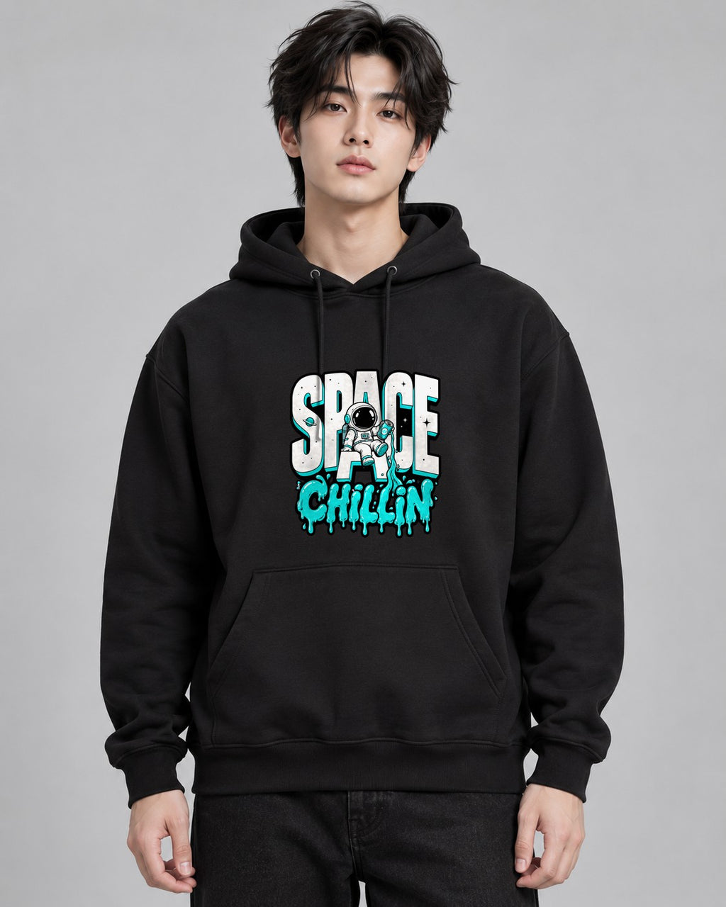 Space Chillin Astronaut - Black