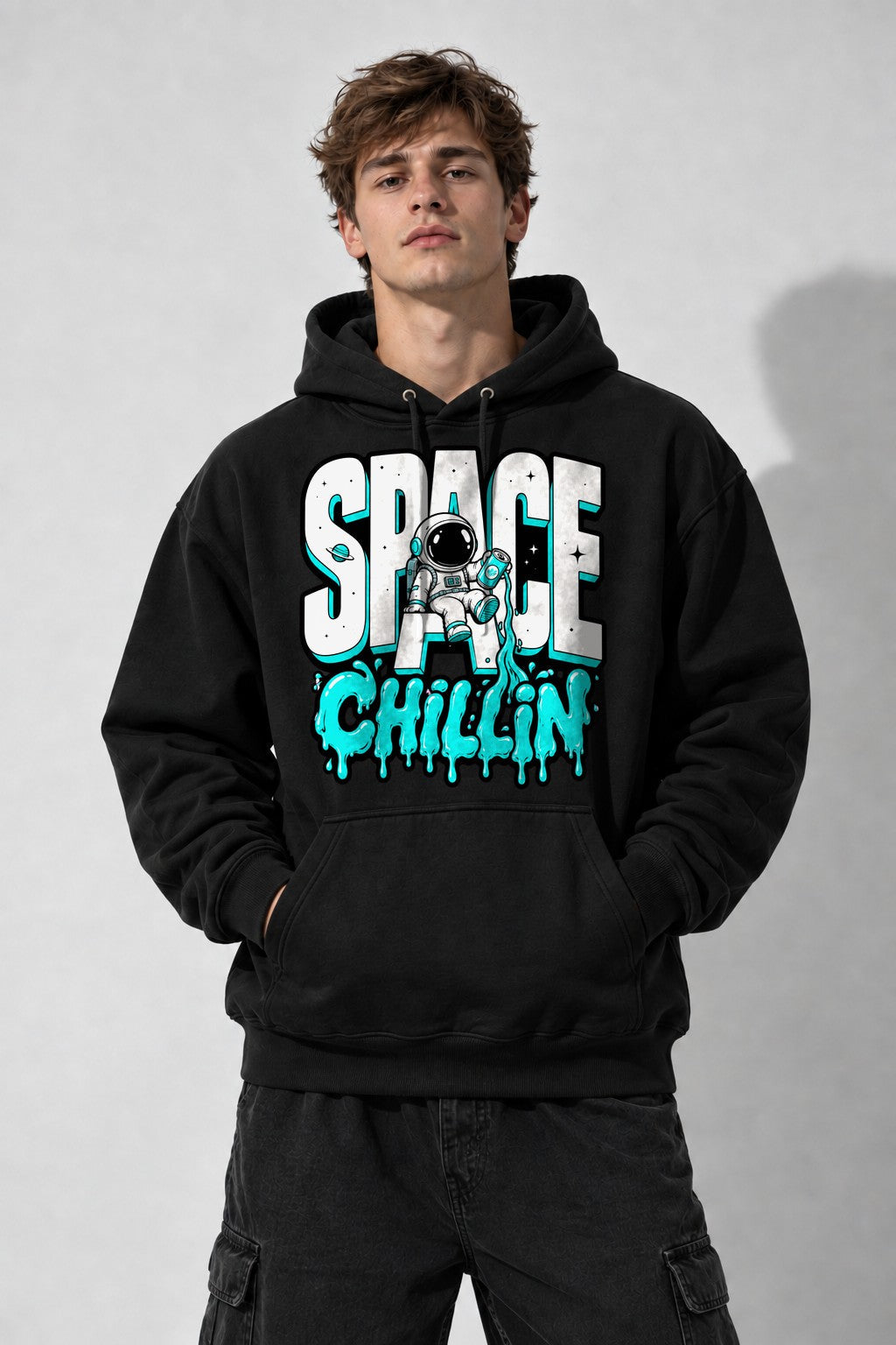 Space Chillin Astronaut - Black