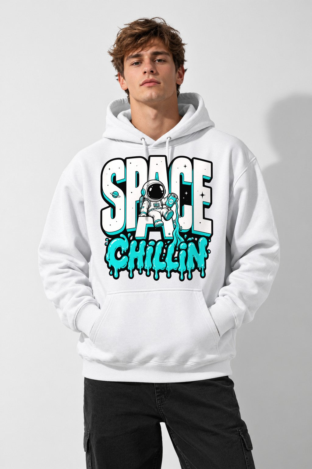 Space Chillin Astronaut - White