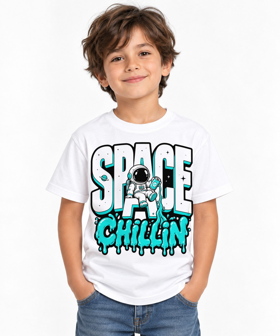 Space Chillin Astronaut - White