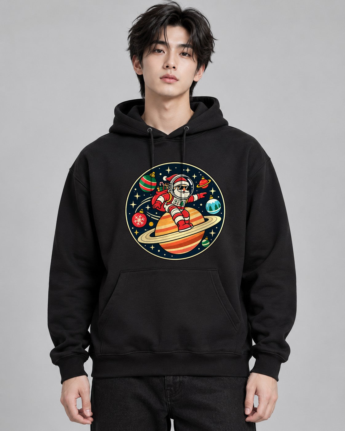 Space Santa Astronaut - Black