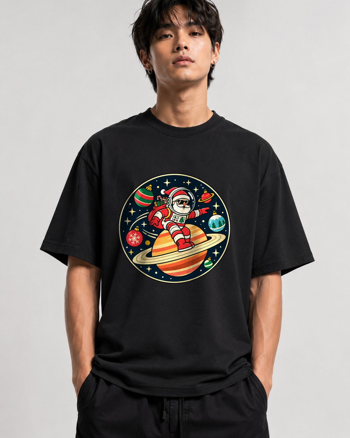Space Santa Astronaut - Black