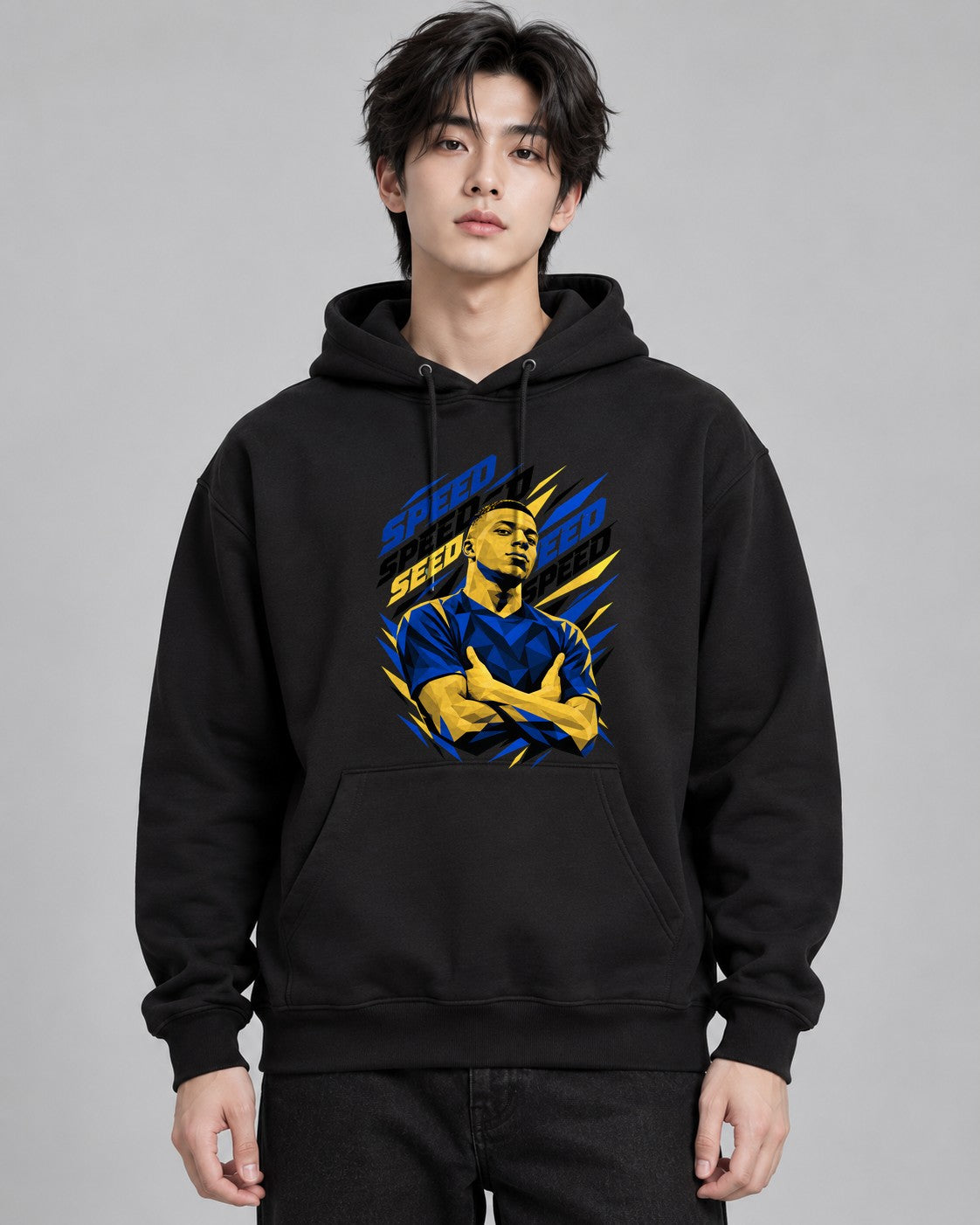Speed Soccer Player - Black