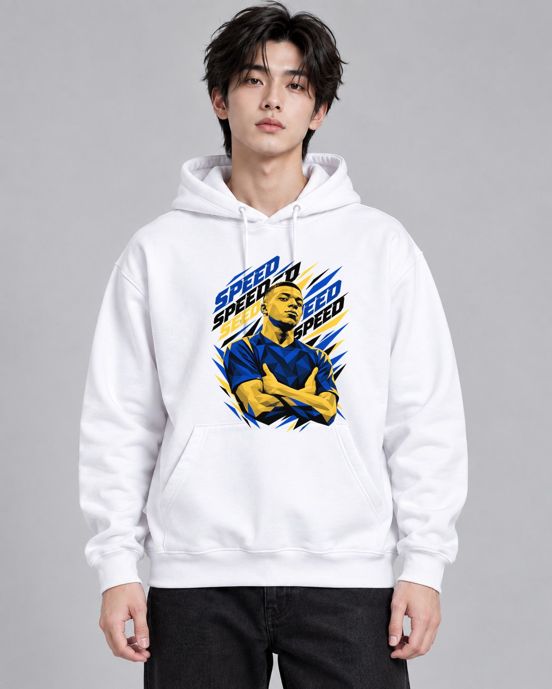 Speed Soccer Player - White