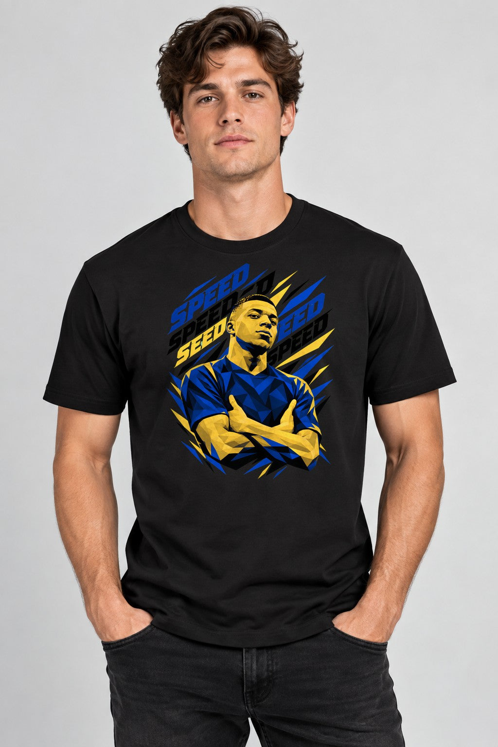 Speed Soccer Player - Black