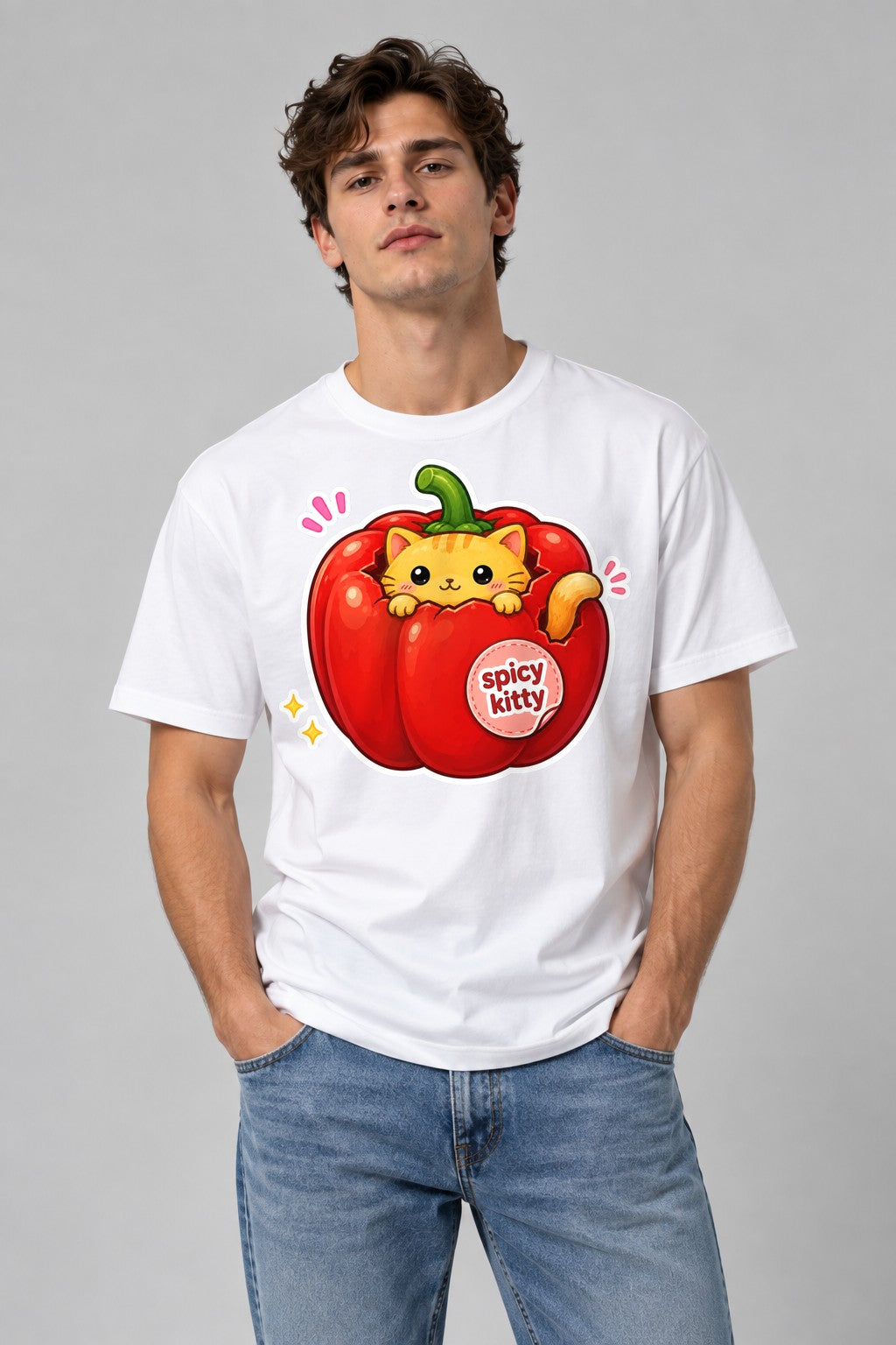 Spicy Kitty - White