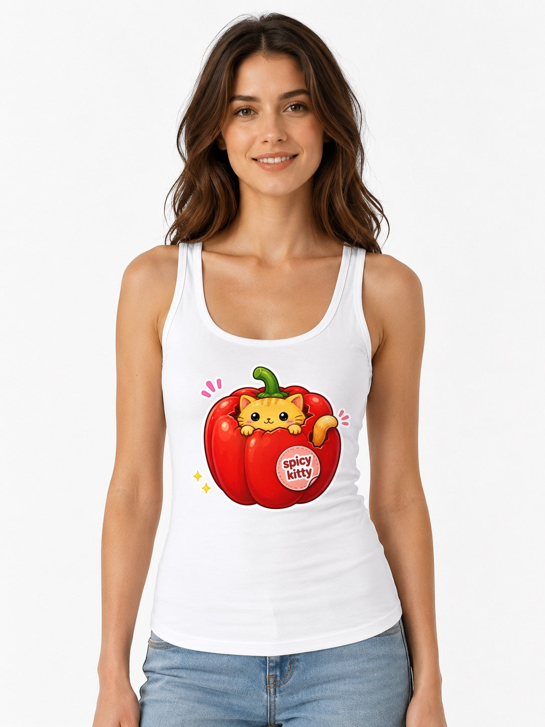 Spicy Kitty - White