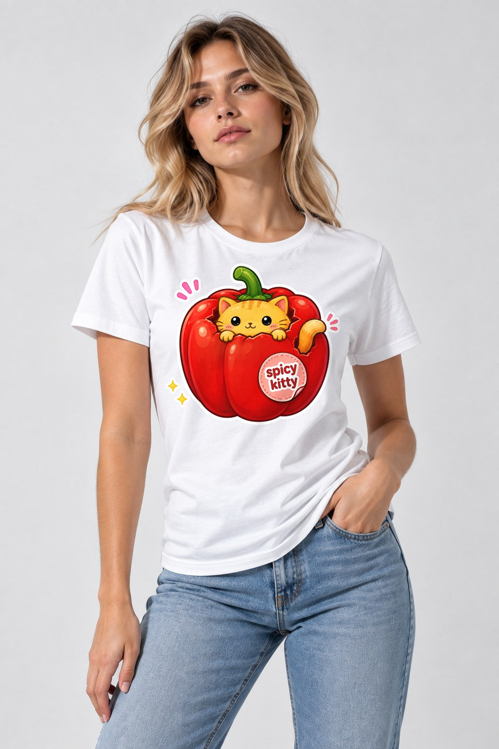 Spicy Kitty - White