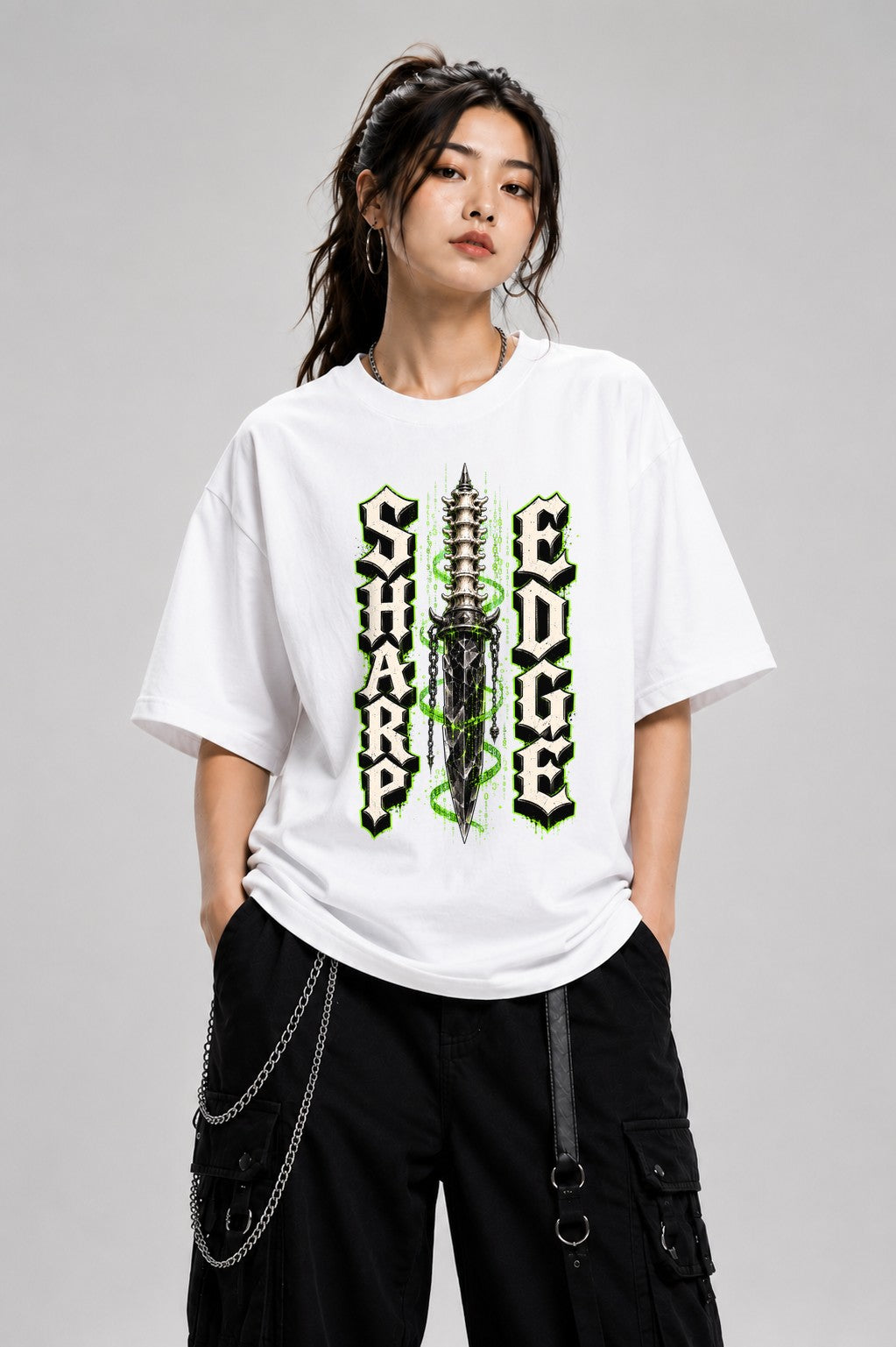 Spiked Punk - White