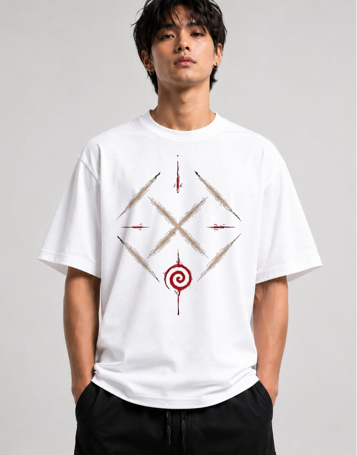 Spiral Compass - White