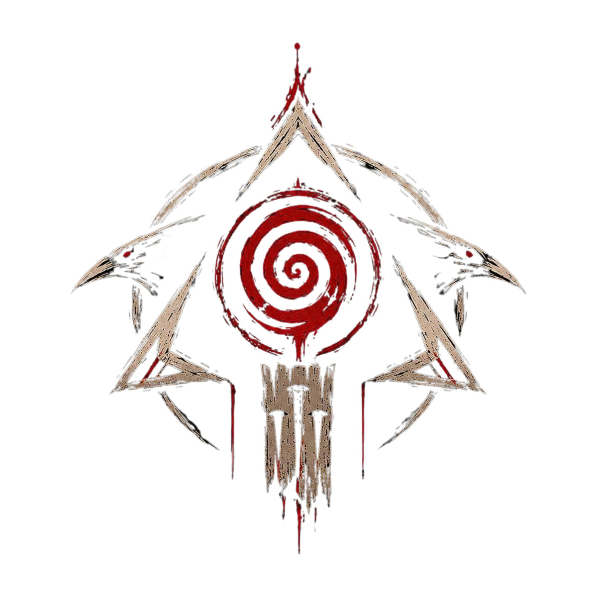 Spiral Crows Talisman