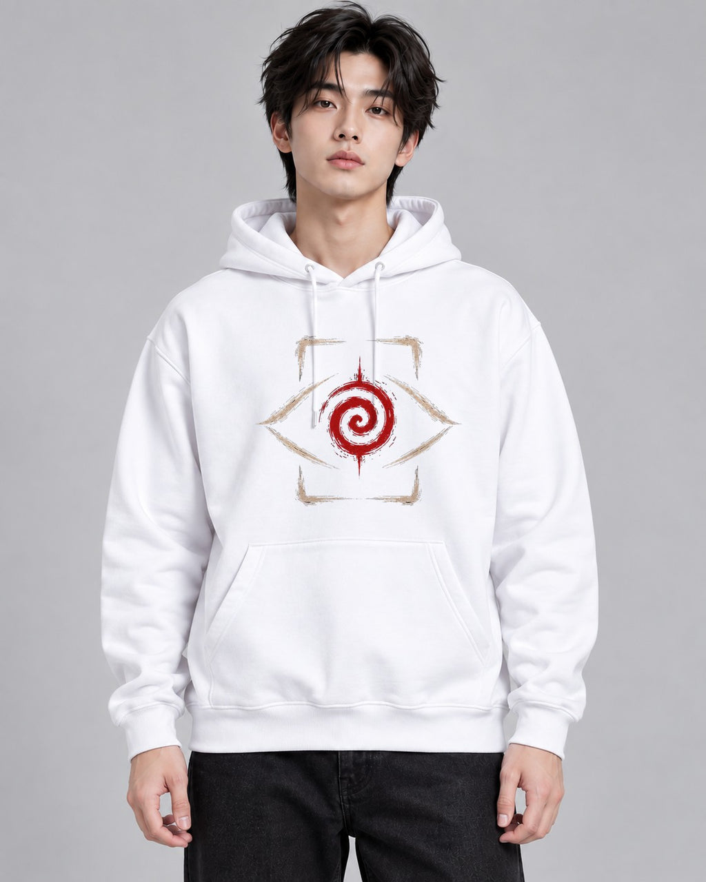 Spiral Eye Target - White