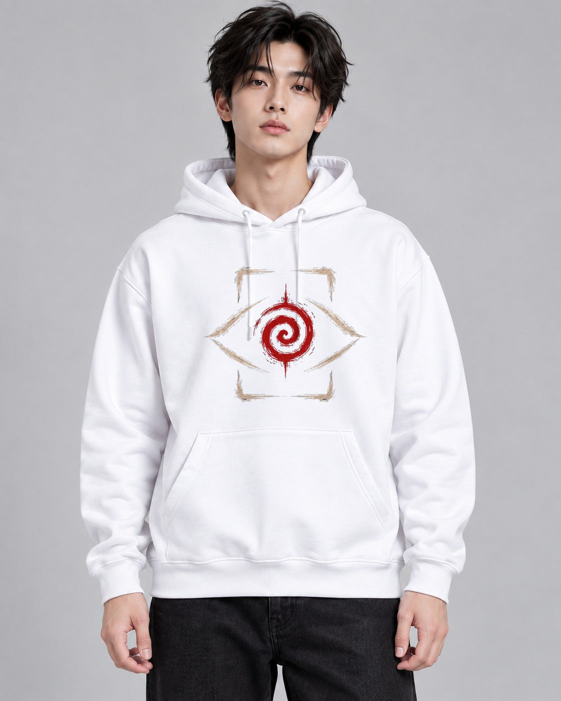 Spiral Eye Target - White